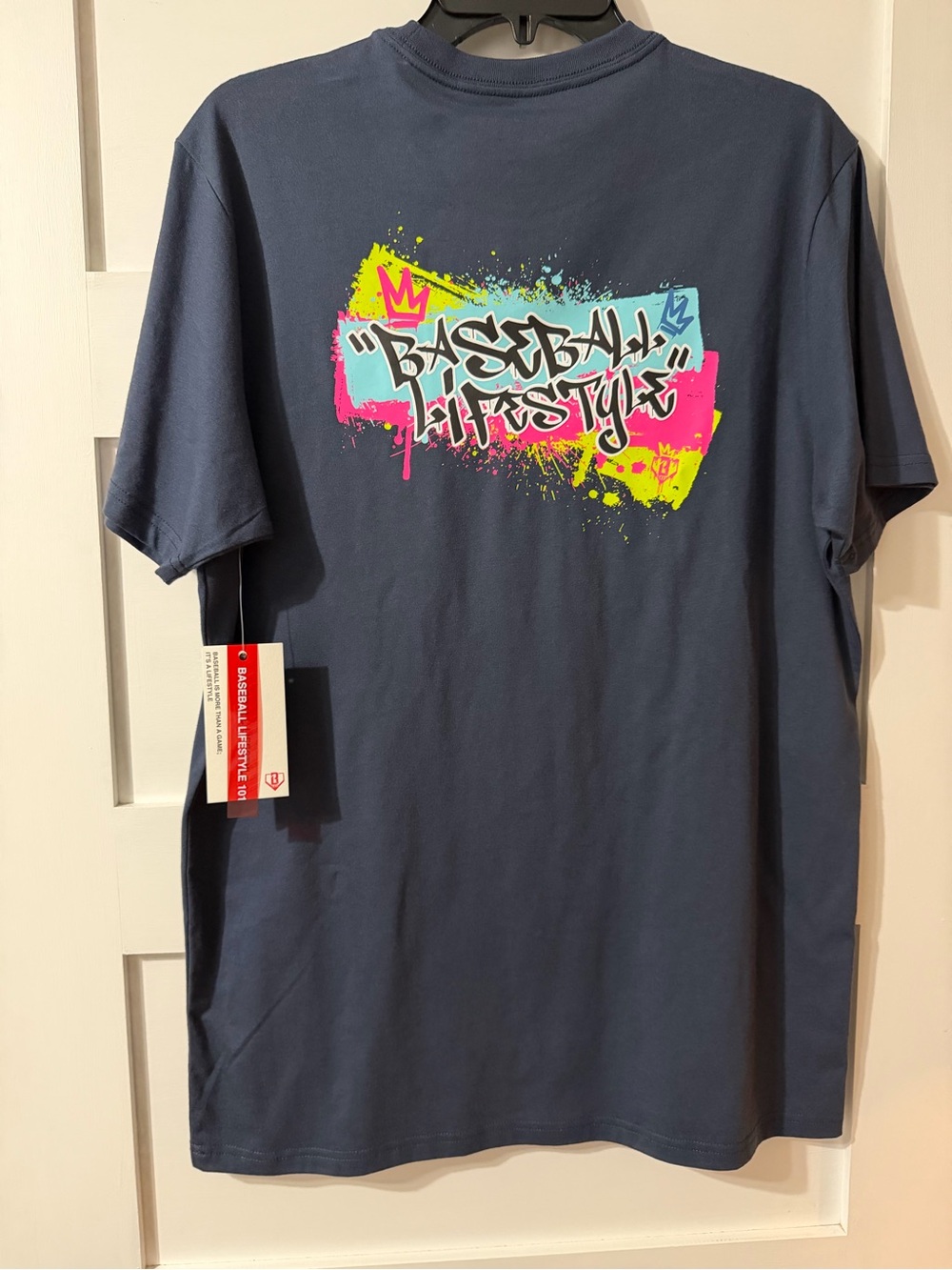 Baseball Lifestyle 101 Graffiti Crown Tee